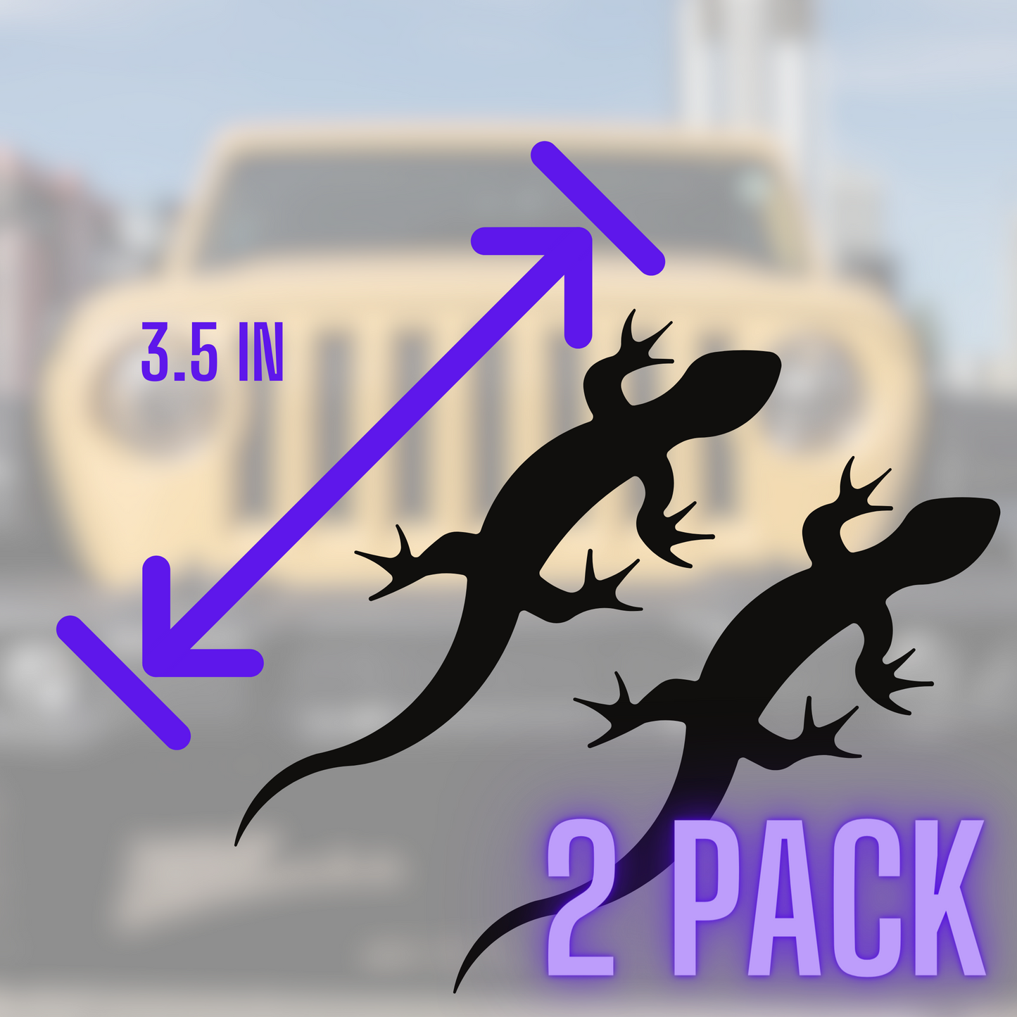 Lizard Decal - 2 Pack