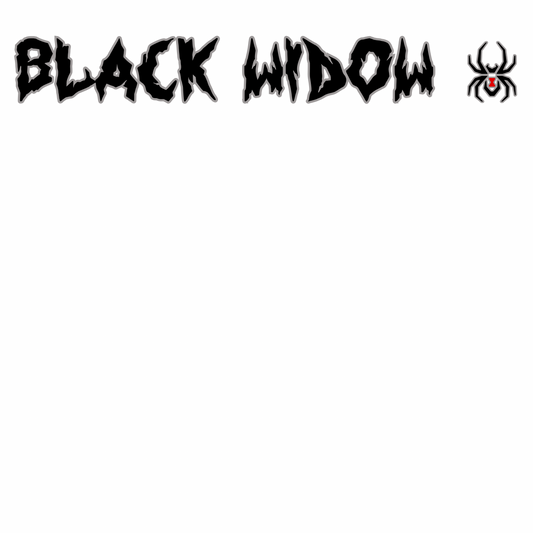 Black Widow Custom Hood Name