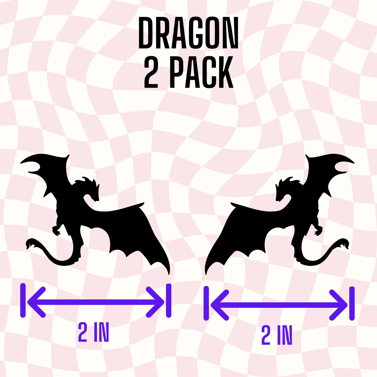 Flying Dragon Decals- 2 Pack