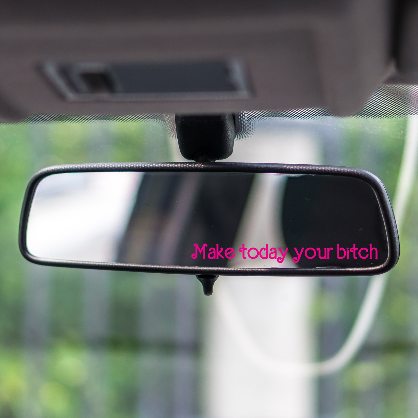 Make Today Your Bitch Mirror Decal