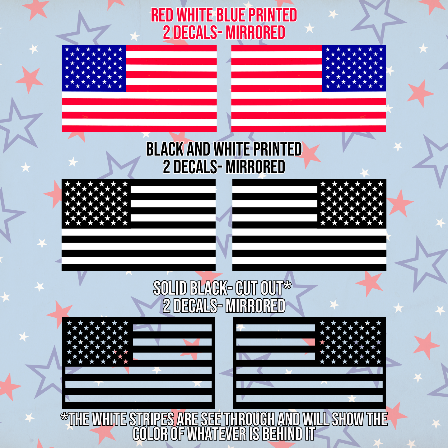 US Flag - Pair