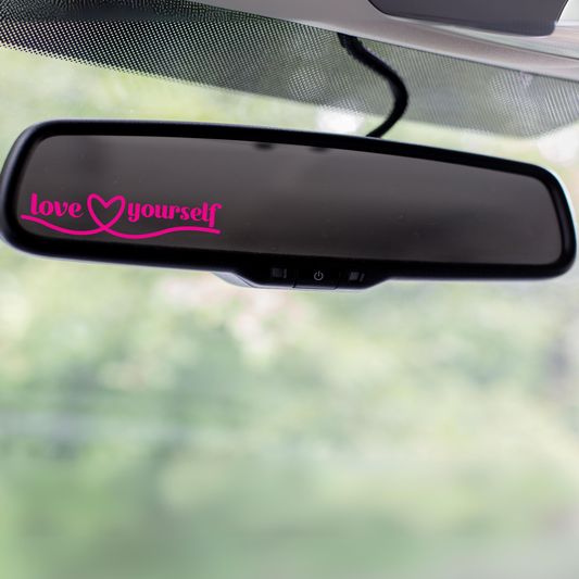 Love Yourself Mirror Decal