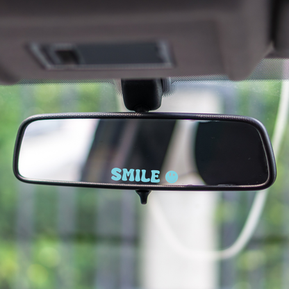 Smile :) Mirror Decal