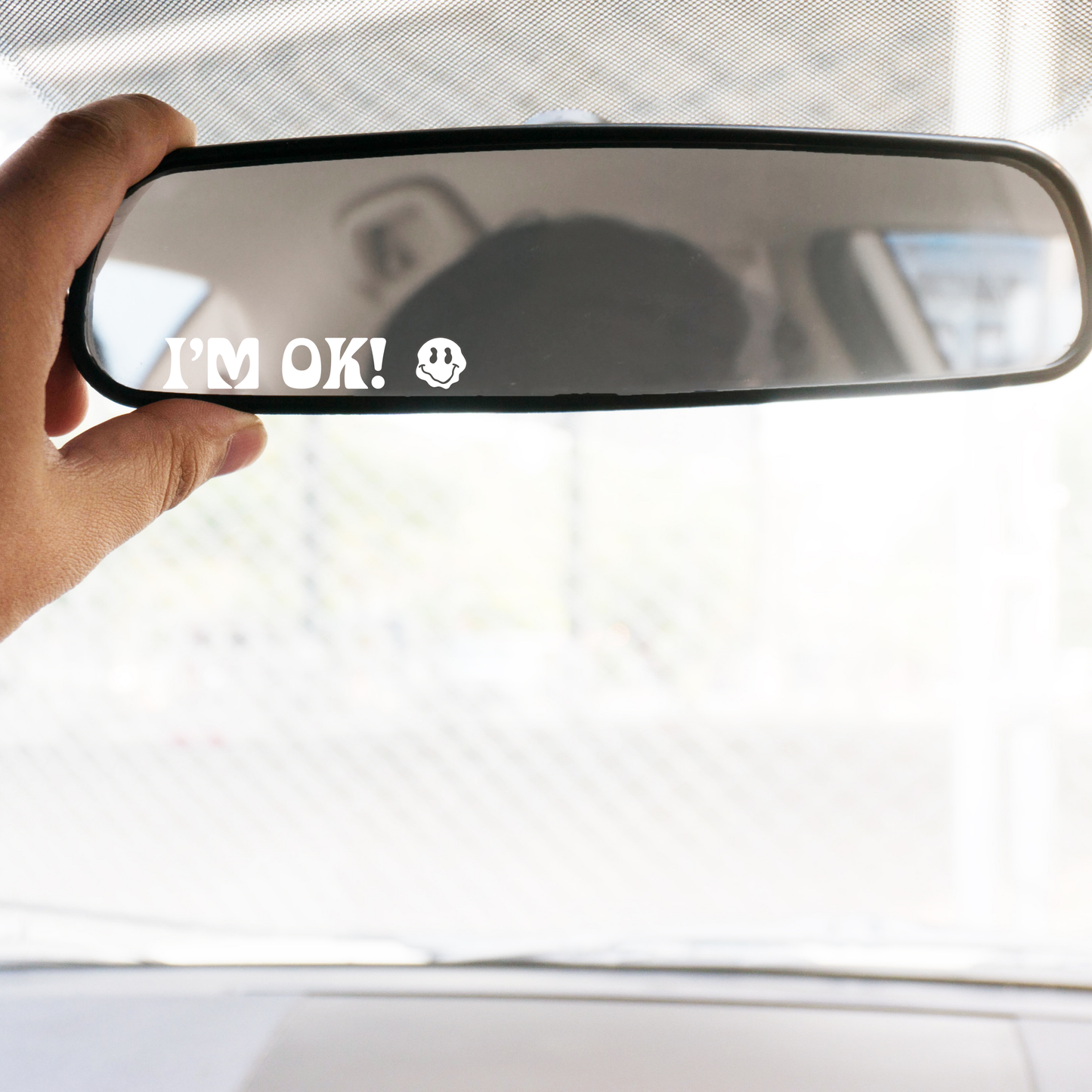 I'm Ok! :) Mirror Decal