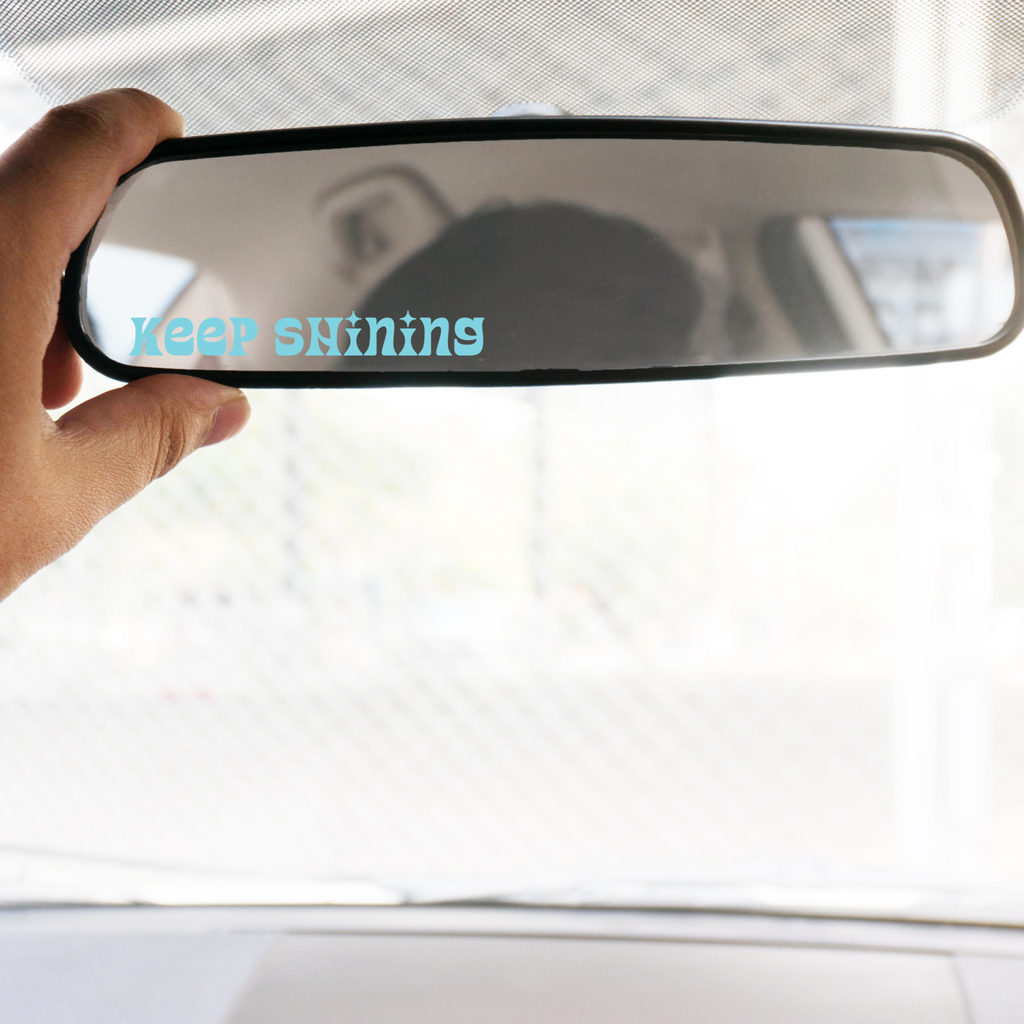 Keep Shining Mirror Decal