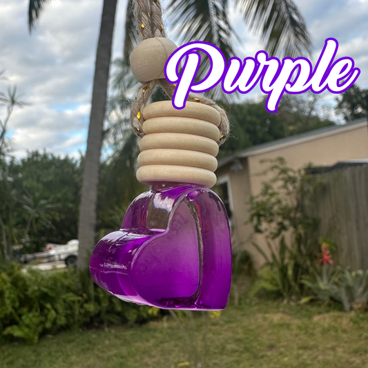 Hanging Car Diffuser- Purple Heart
