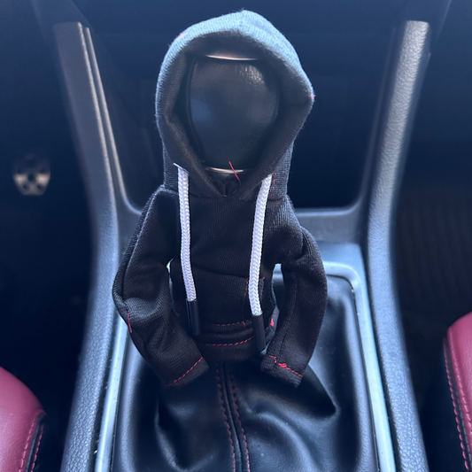 Shifter Cover- Black Hoodie