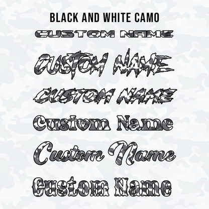 Camo Pattern Hood Name