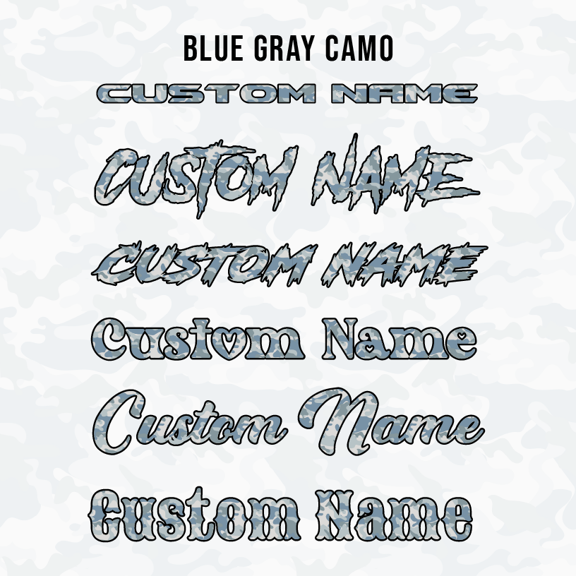 Camo Pattern Hood Name