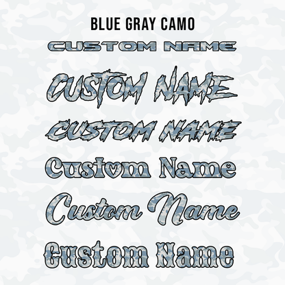 Camo Pattern Hood Name