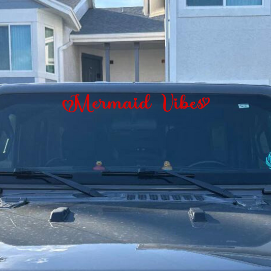 Fender Vent Decal and Matching Banner - Mermaid