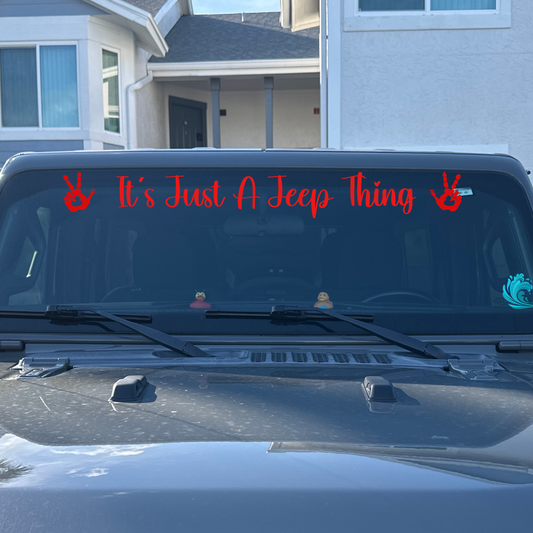 It’s Just A Jeep Thing Banner