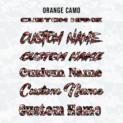 Camo Pattern Hood Name