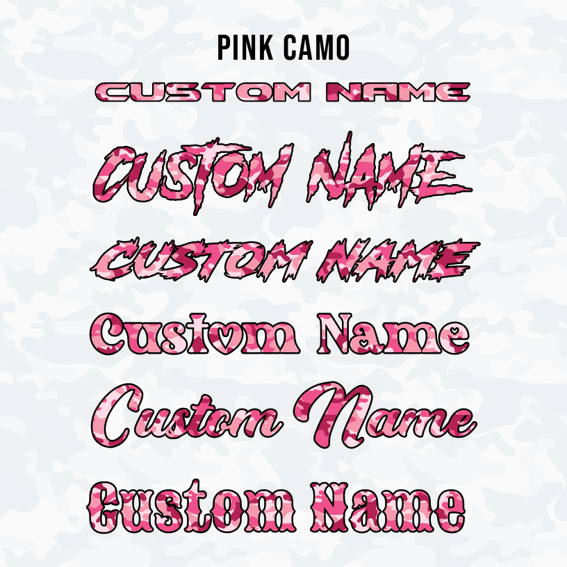 Camo Pattern Hood Name