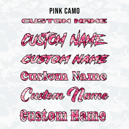 Camo Pattern Hood Name