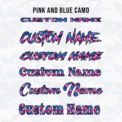 Camo Pattern Hood Name