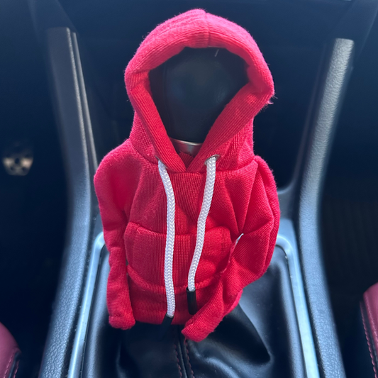 Shifter Cover- Red Hoodie