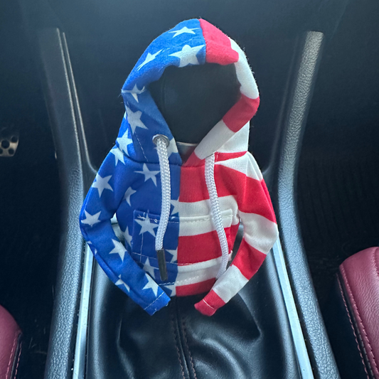 Shifter Cover USA Flag Hoodie