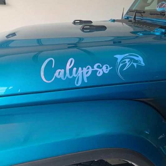 Calypso Hood Name With Dolphin