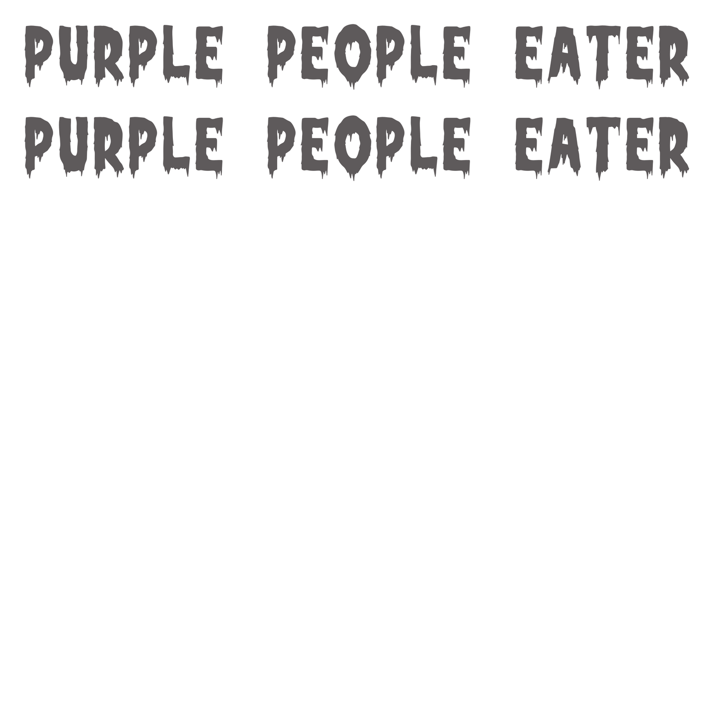 Purple People Eater- Telegrey